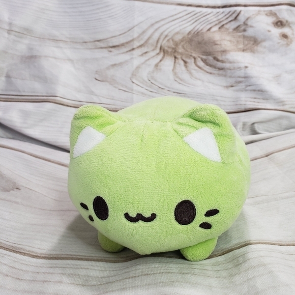 Aurora Tasty Peach Studios 8 Inch Green Pistachio Cat Meowchi Plush Kawaii 2022 - Picture 10 of 10